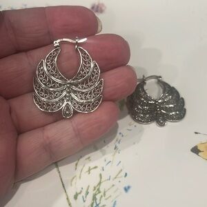 GENUINE 925 Sterling Silver Earrings firm